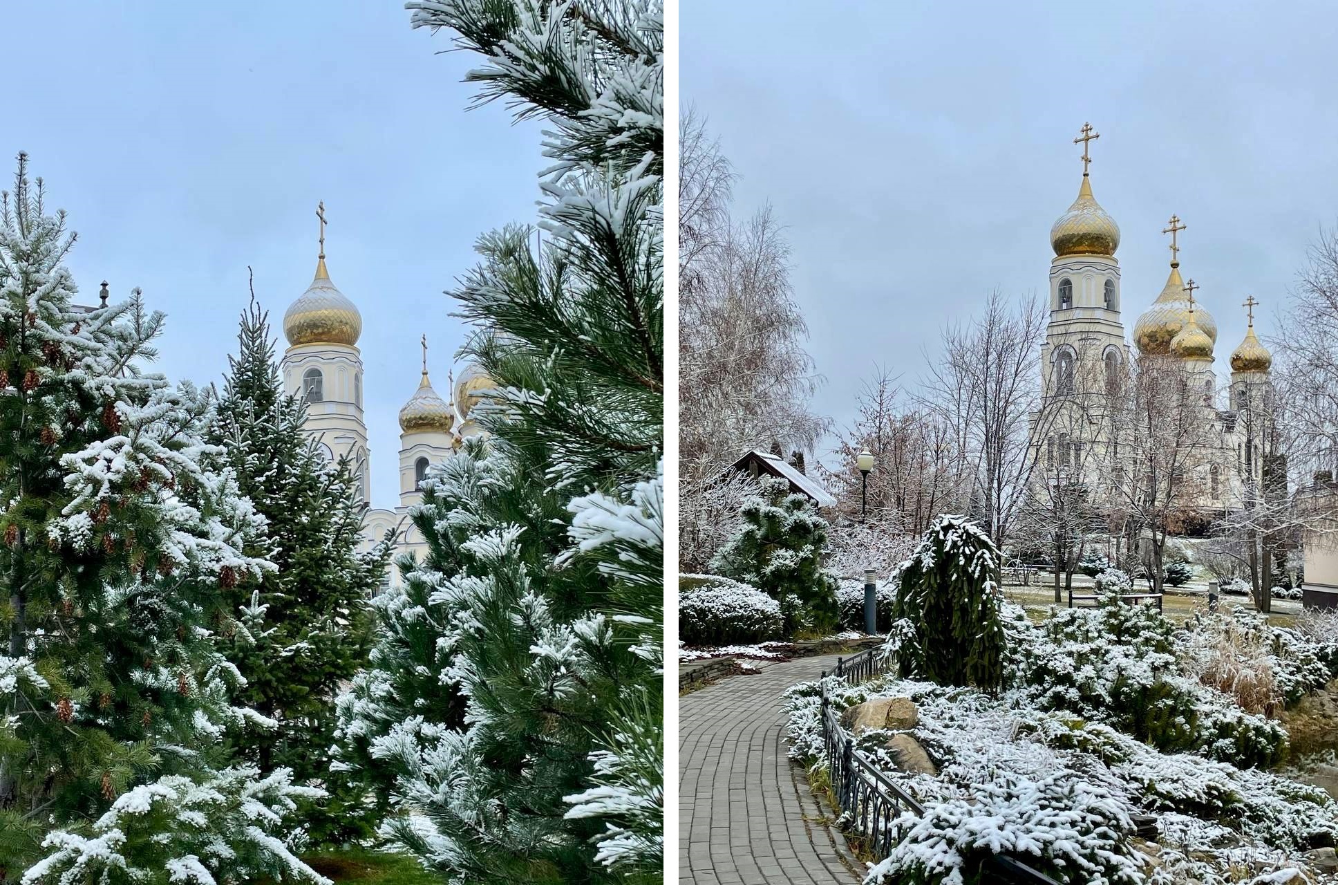 Володин показал саратовцам первый снег, укутавший монастырь в Алексеевке Володин показал саратовцам первый снег, укутавший монастырь в Алексеевке